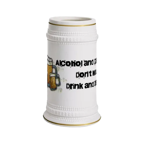 Alcohol and calculus stein mug