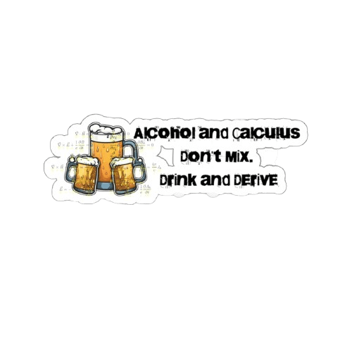 alcohol and calculus stickers