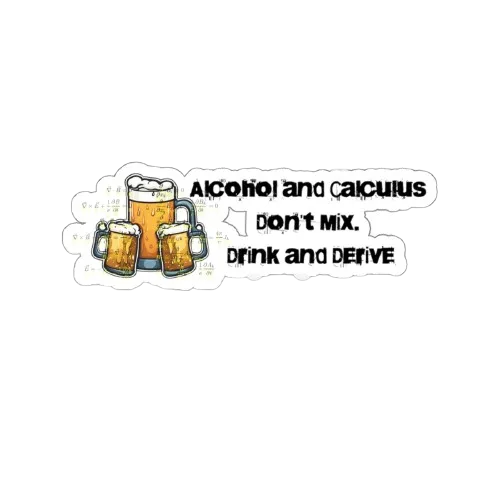 alcohol and calculus stickers