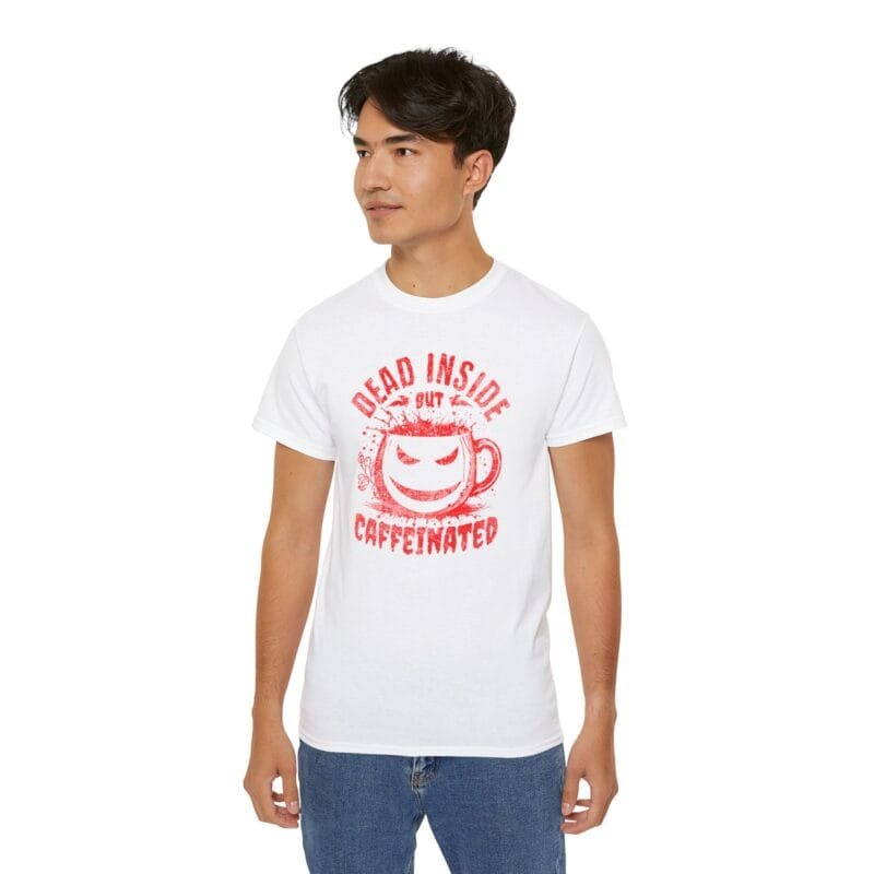 Dead inside but caffeinated t-shirt