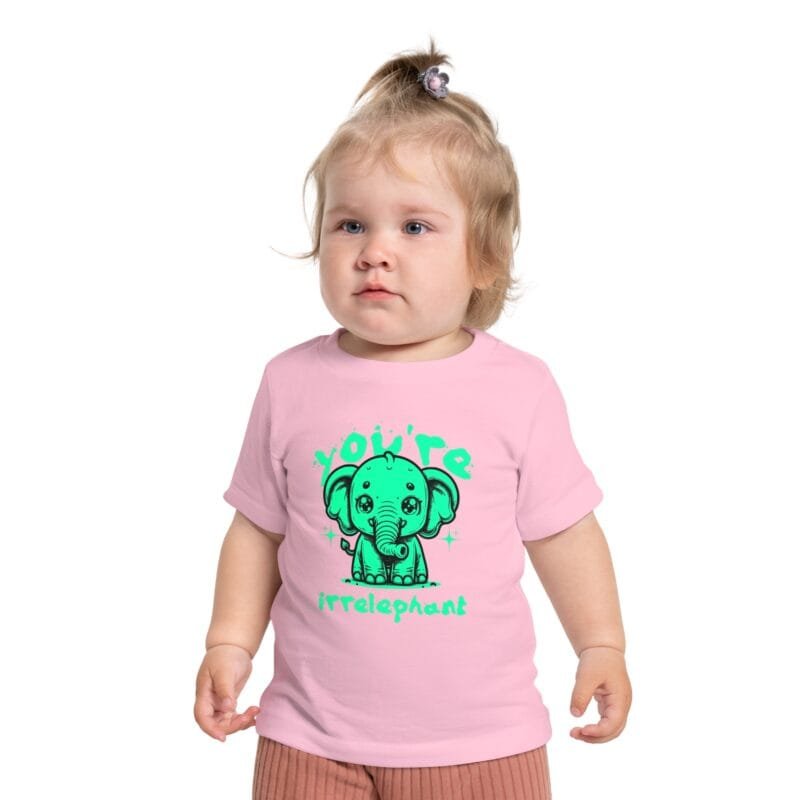 you're irrelephant baby sleeve t-shirt
