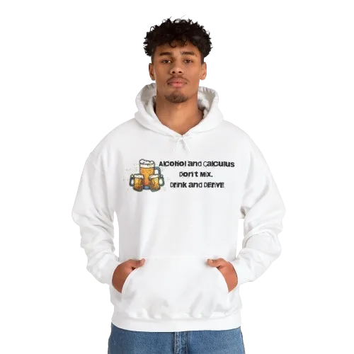 alcohol and calculus sweatshirt with hood