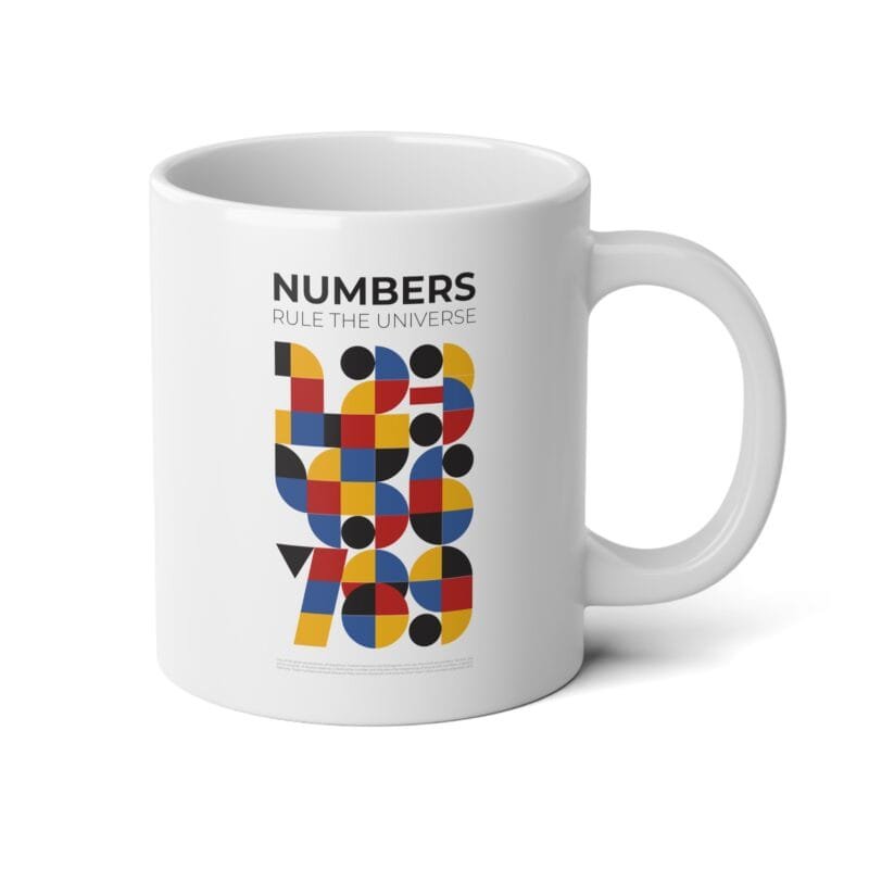 Numbers mug
