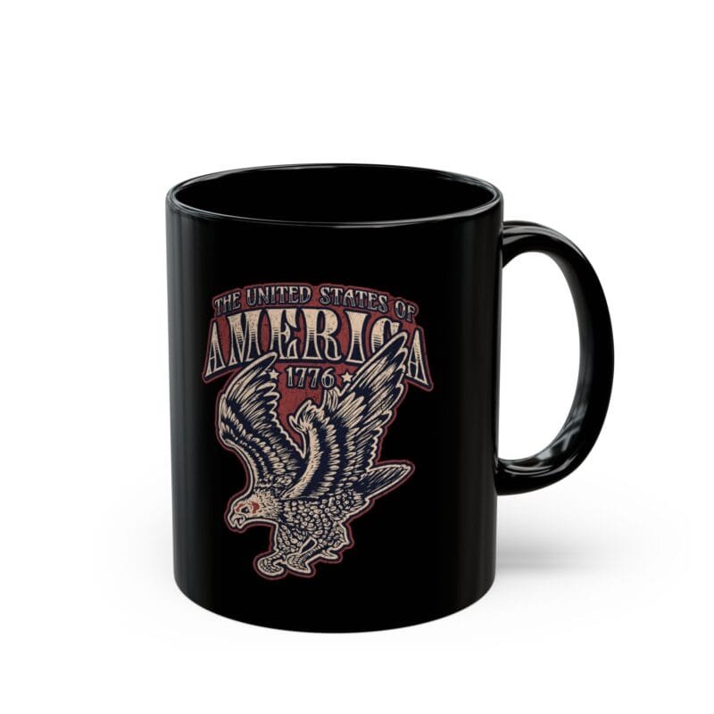 AMERICA 1776 Black Mug (11oz, 15oz) $8.30
