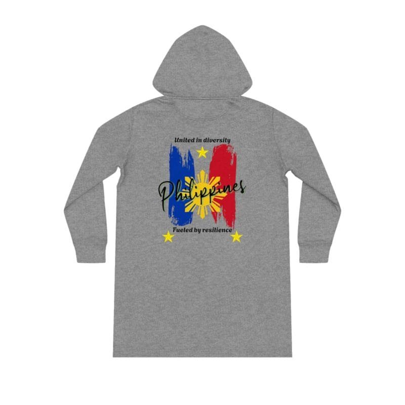 PHILIPPINE FLAGStreeter Hoodie Dress $73.06