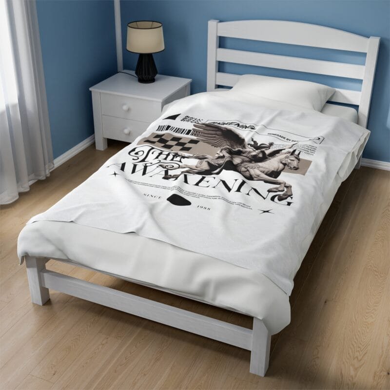 THE AWAKENING Velveteen Plush Blanket $16.14