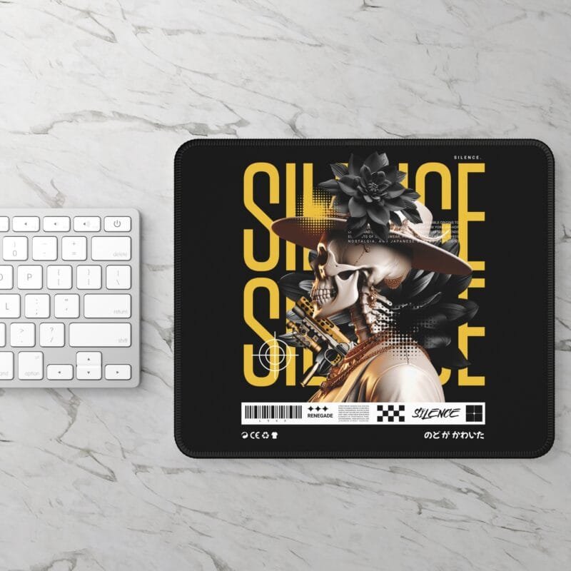 SILENCE GUN Gaming Mouse Pad $7.81