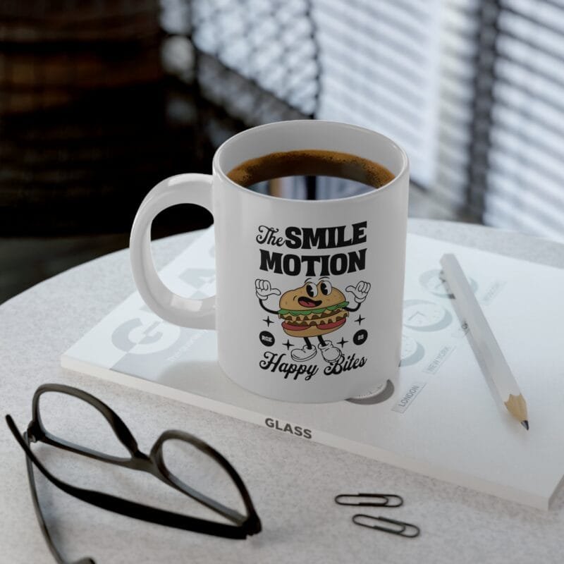 BURGER MASCOT RETRO Jumbo Mug, 20oz $15.73