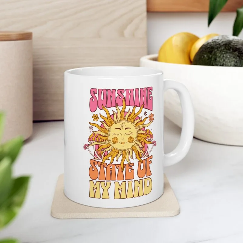 SUNSHINE STATE OF MY MIND - Ceramic Mug, 11oz