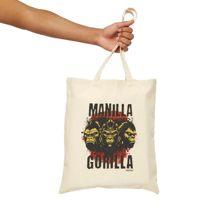 manilla gorilla tote bag