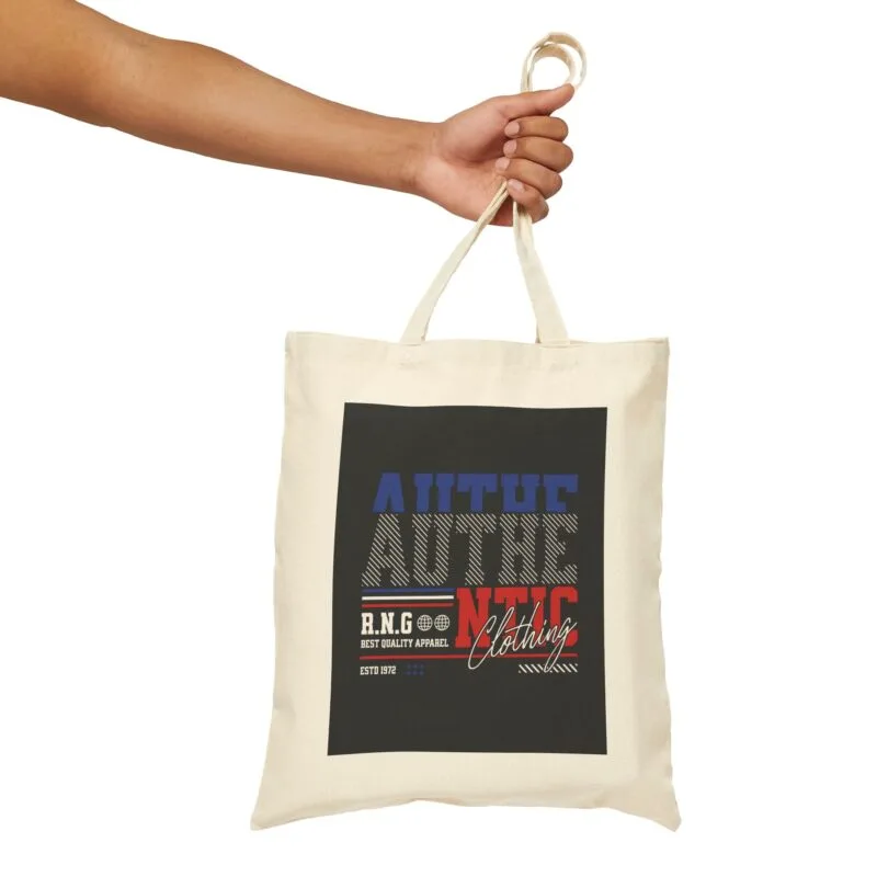 AUTHENTIC CLOTHING Cotton Canvas Tote Bag $11.53