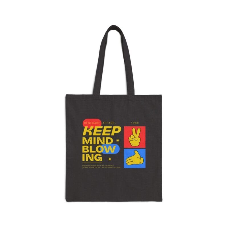KEEP MINDBLOWING Cotton Canvas Tote Bag $11.53
