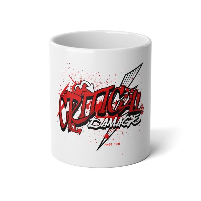 CRITICAL DAMAGE Jumbo Mug, 20oz $15.73