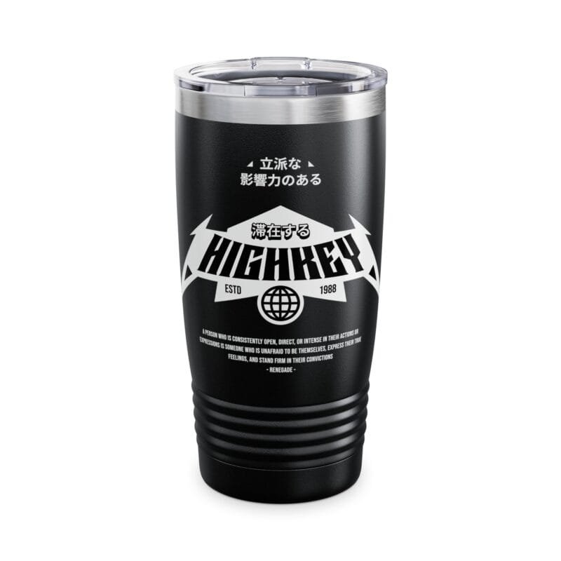 HIGHKEY Highkey 20oz Ringneck Tumbler - Stylish Insulated Travel Mug for On-the-Go Beverages $25.20