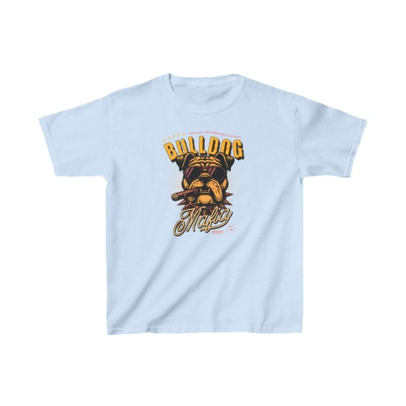 BULLDOG MAFIA Kids Bulldog Mafia Tee - Fun & Playful Graphic Tee for Young Adventurers $10.68