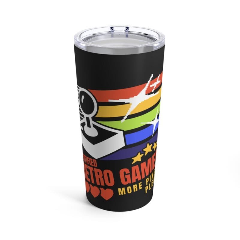 CERTIFIED RETRO GAMER Tumbler 20oz $27.16