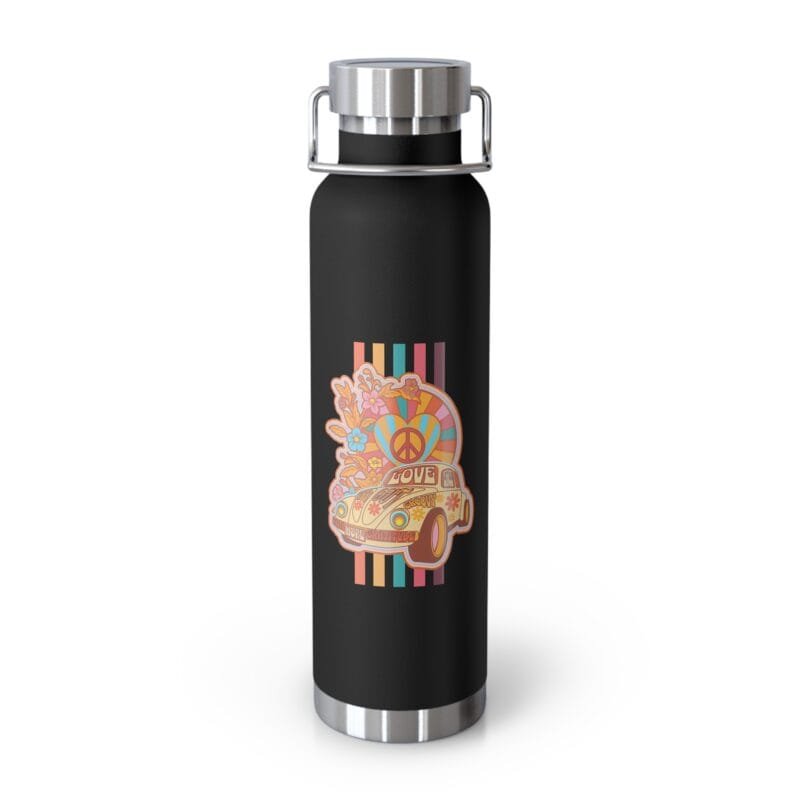 60'S FLOWER POWER-VOLKS - Copper Vacuum Insulated Bottle, 22oz