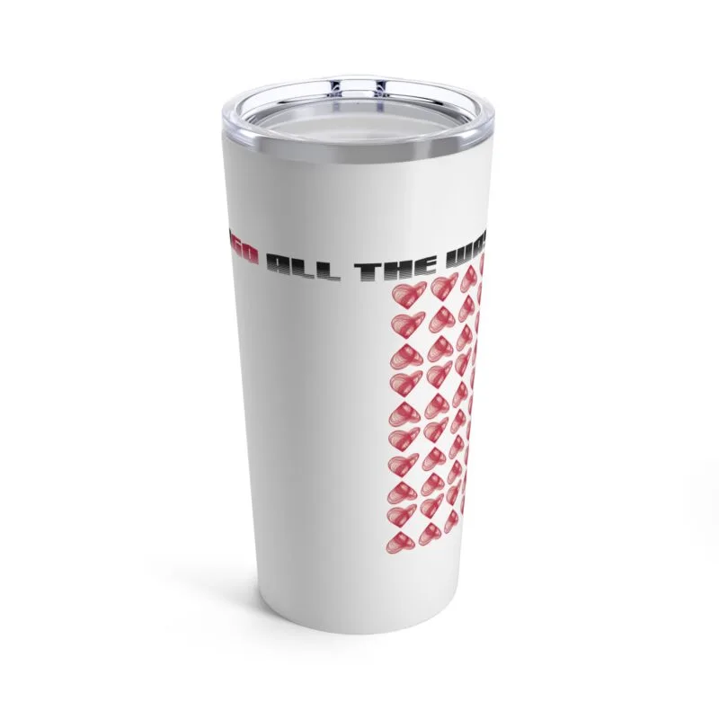 HEART Stylish 20oz Tumbler with Hearts Design - Perfect for Gifts and Celebrations $27.16