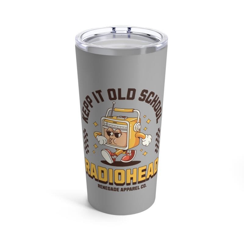RADIOHEAD Retro Radiohead 20oz Tumbler - Keep It Old School Drinkware $27.16