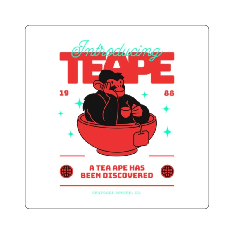 TEAPE Square Stickers $1.81