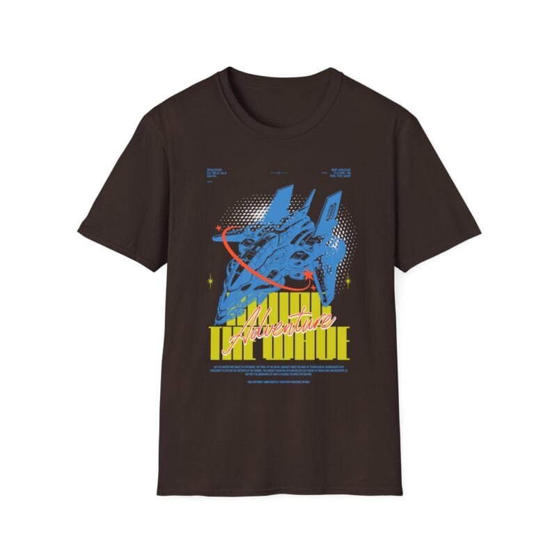 Spaceship Anime Adventure - Unisex Soft style T-Shirt