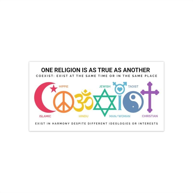 HUMAN COEXISTENCE - Bumper Stickers