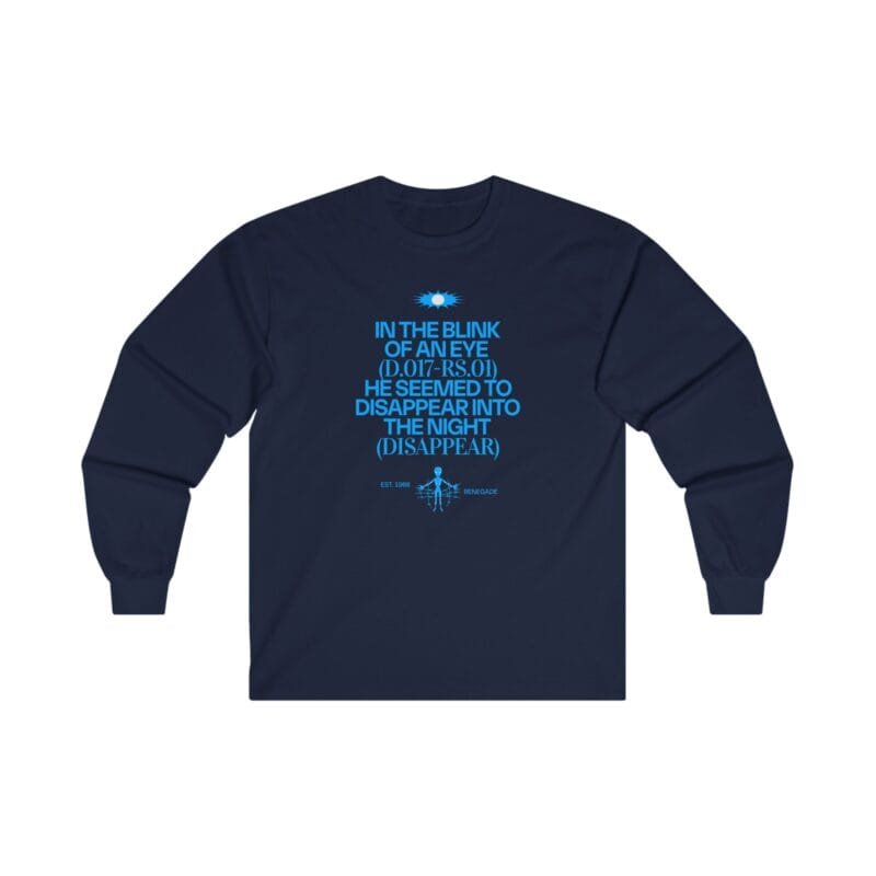DISAPPEAR Unisex Ultra Cotton Long Sleeve Tee $21.50