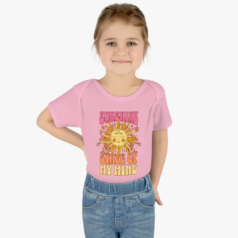 SUNSHINE STATE OF MY MIND - Infant Baby Rib Bodysuit