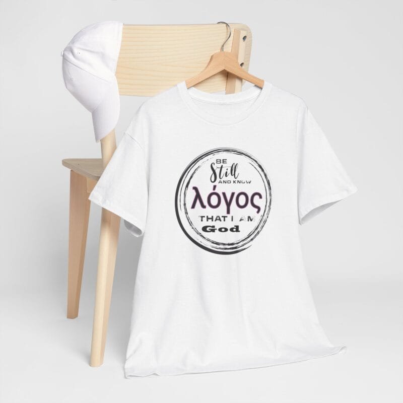 GOD be still in Unisex Heavy Cotton Tee $10.84