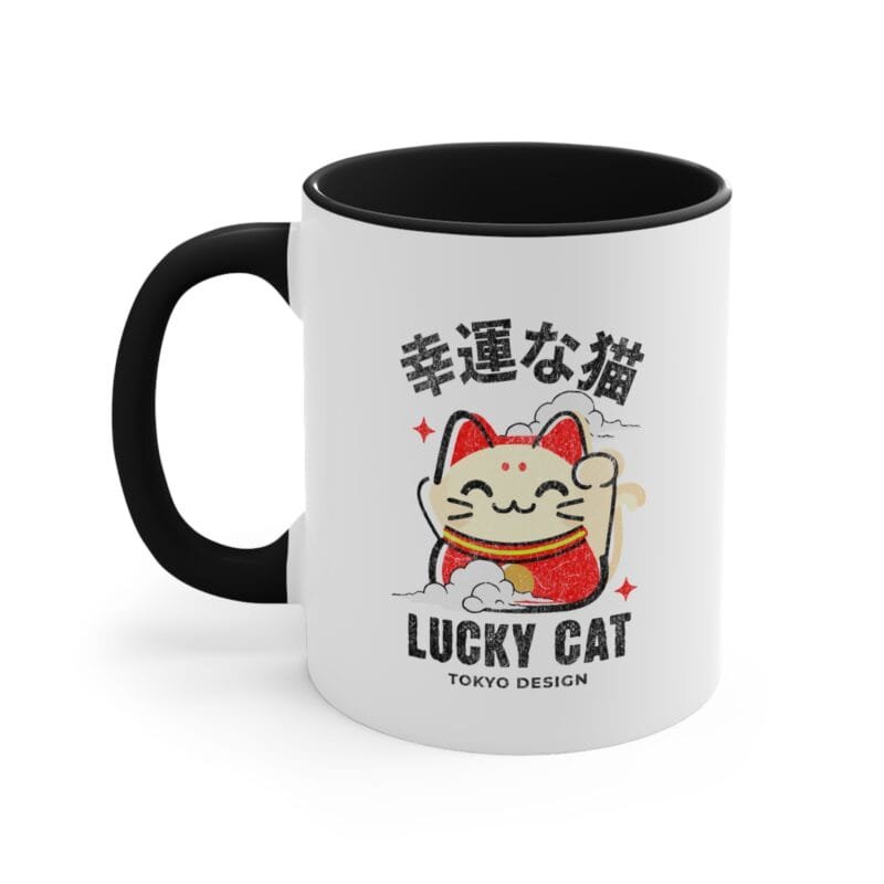 lucky cat mug
