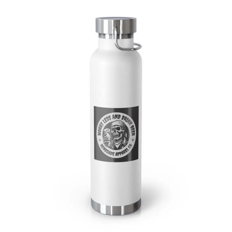 SKULL BEER Copper Vacuum Insulated Bottle, 22oz $31.08