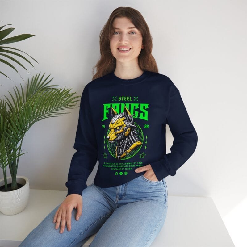 STEEL FANGS - Unisex Heavy Blend™ Crewneck Sweatshirt