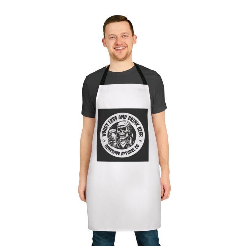 SKULL BEER Apron, 5-Color Straps (AOP) $25.39