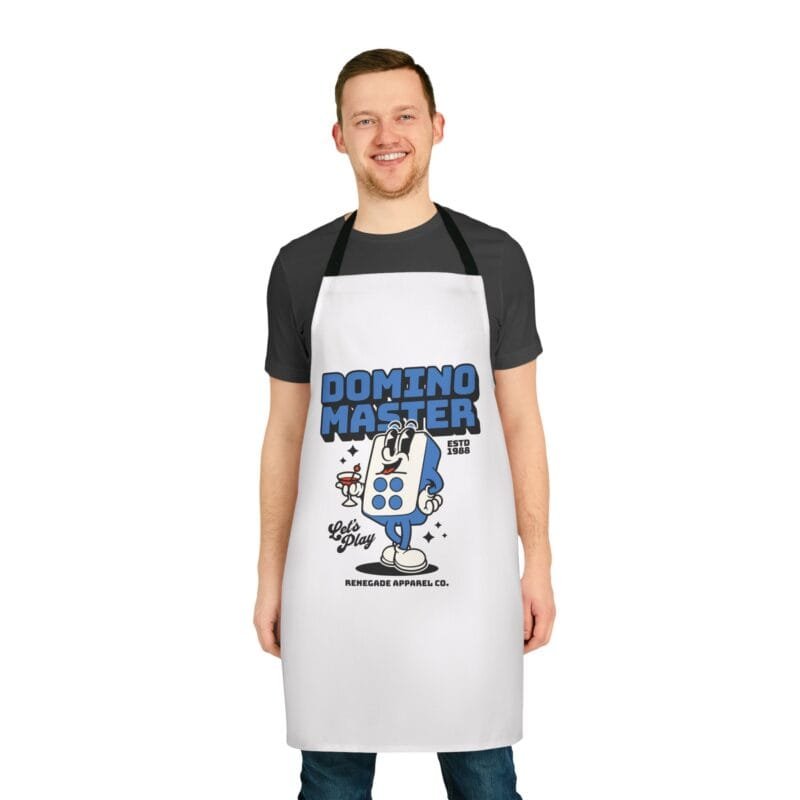Domino Master Apron with 5-Color Straps - Fun Kitchen Gift for Game Lovers $33.85