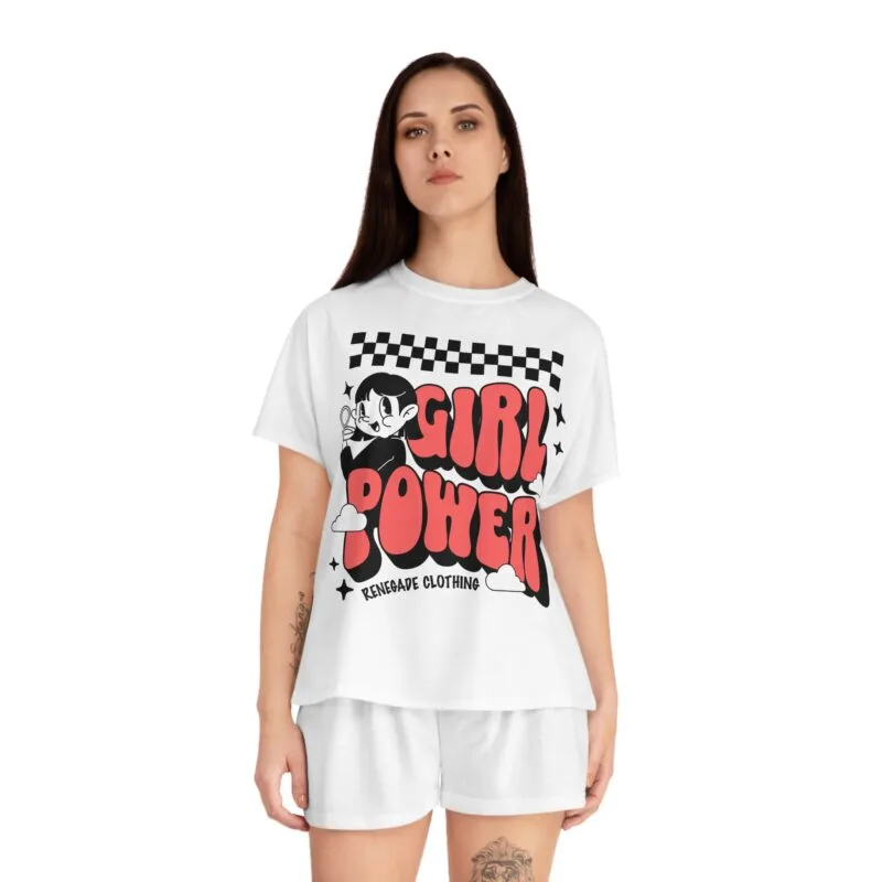 GILR POWER Women's Short Pajama Set (AOP) $35.16