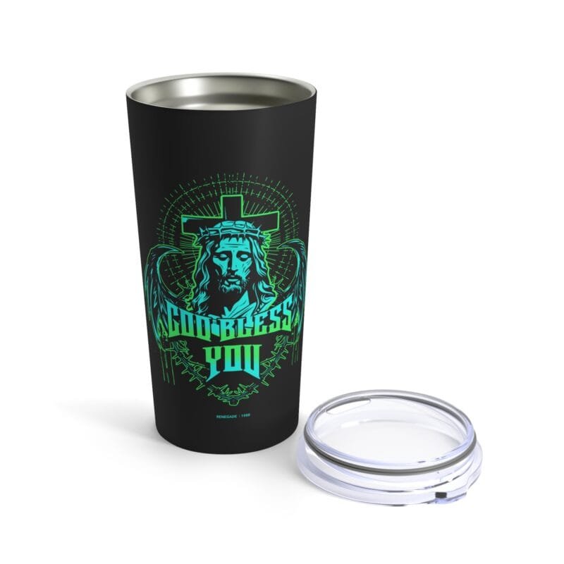 GOD BLESS YOU God Bless You 20oz Tumbler | Faith-Inspired Travel Mug | Christian Gift $27.16