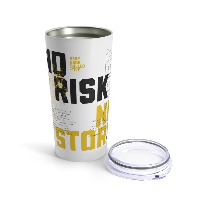 NO RISK NO STORY No Risk, No Story Inspirational 20oz Tumbler - Motivational Travel Mug for Adventurers $27.16