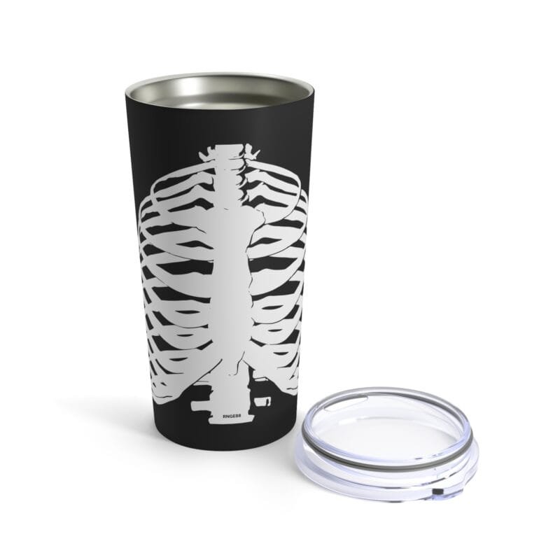SKELETON-RIBS Rib Cage Design 20oz Tumbler - Unique STEM Gift for Science Lovers $27.16