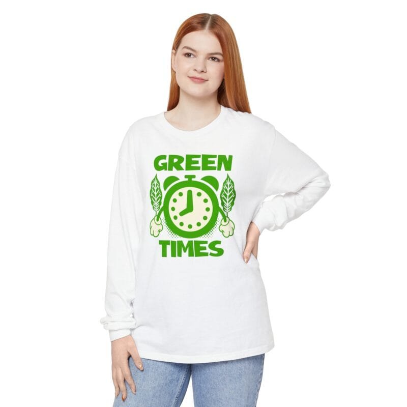 GREEN TIMES Green Times Unisex Long Sleeve T-Shirt - Eco-Friendly Vibes $26.59