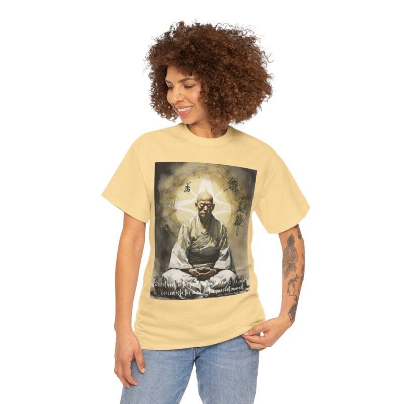 Buddhism. - Do not dwell in the past , do not dream of the future, concentrate the mind on the present moment. $17.78