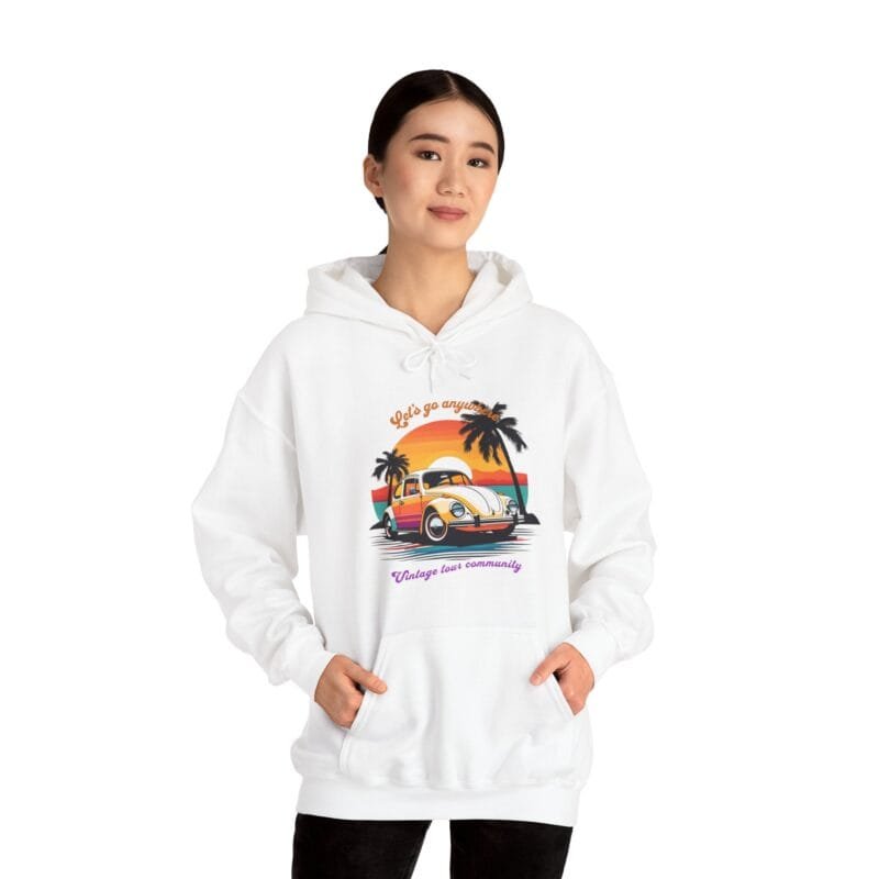 LET'S GO ANYWHERE - Unisex Heavy Blend™ Hooded Sweatshirt