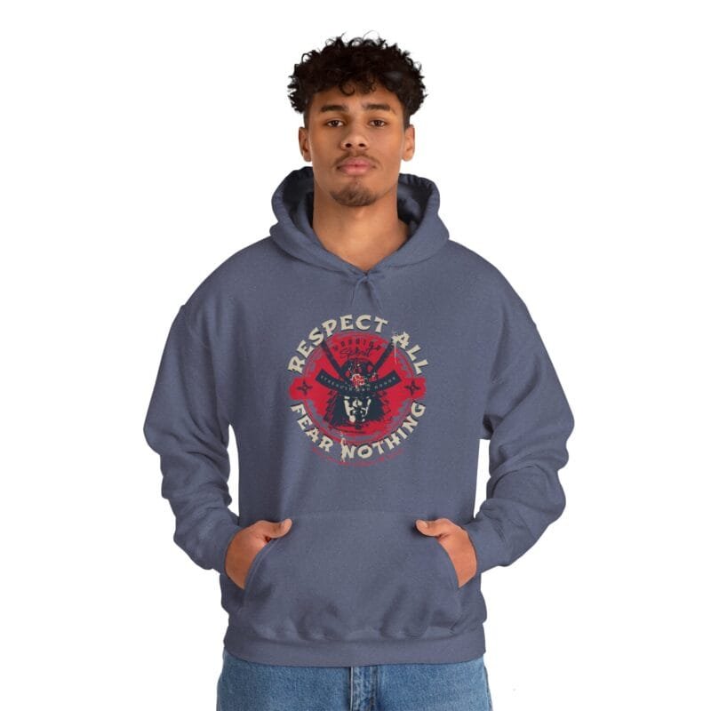 respect all fear nothing hooded sweatshirt