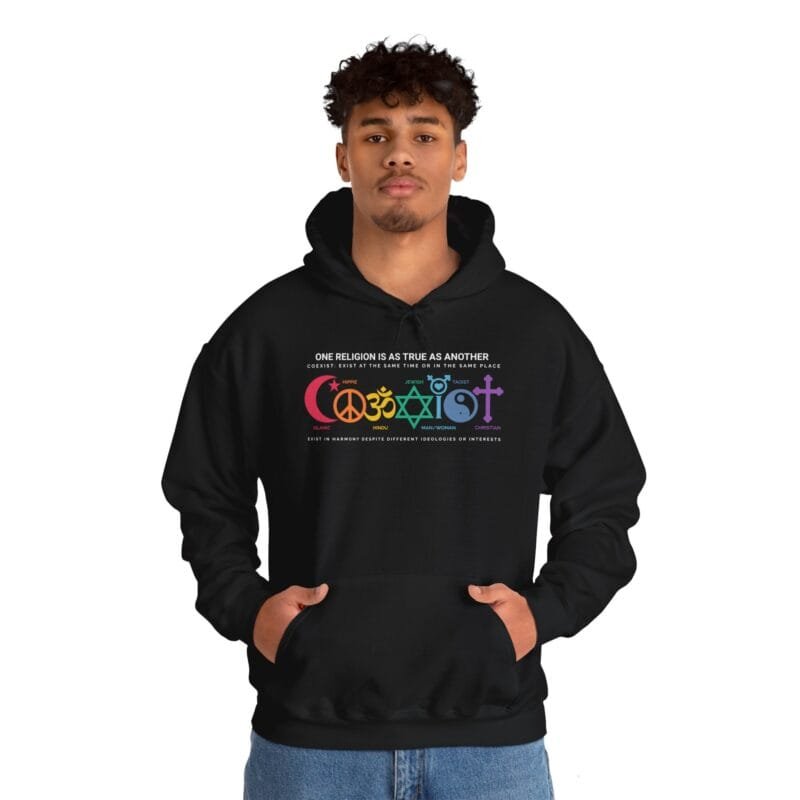 HUMAN COEXISTENCE - Unisex Heavy Blend™ Hooded Sweatshirt