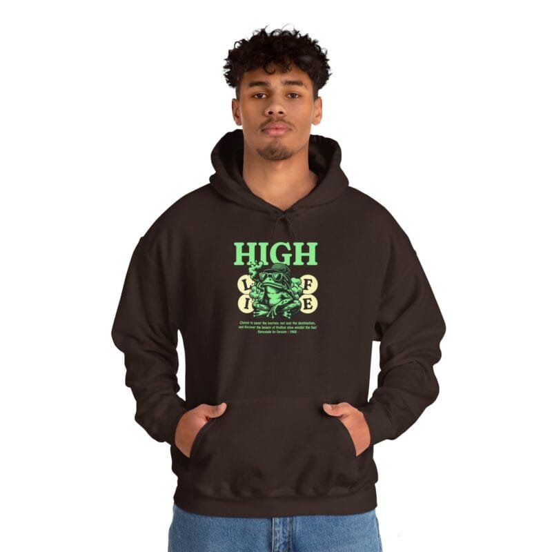 HIGH LIFE High Life Unisex Heavy Blend Hoodie – Chill Vibes Sweatshirt $26.68