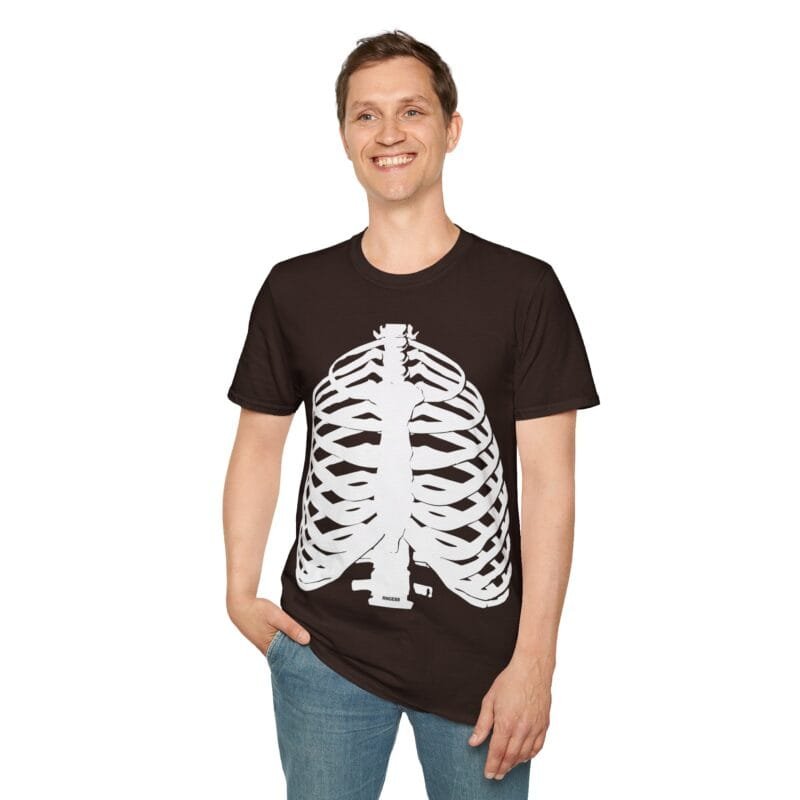 Skeleton ribs T-shirt
