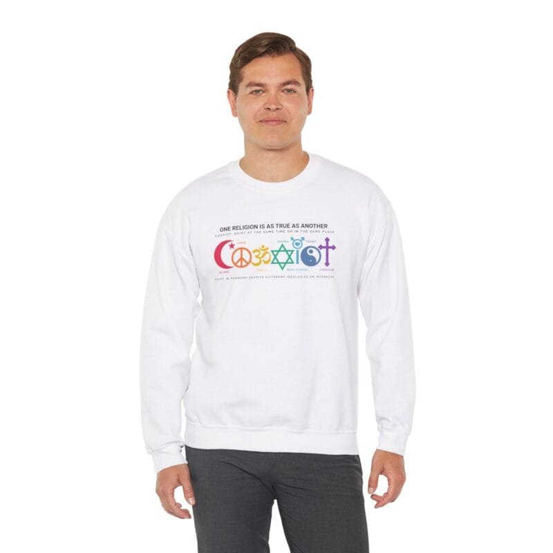HUMAN COEXISTENCE - Unisex Heavy Blend™ Crewneck Sweatshirt