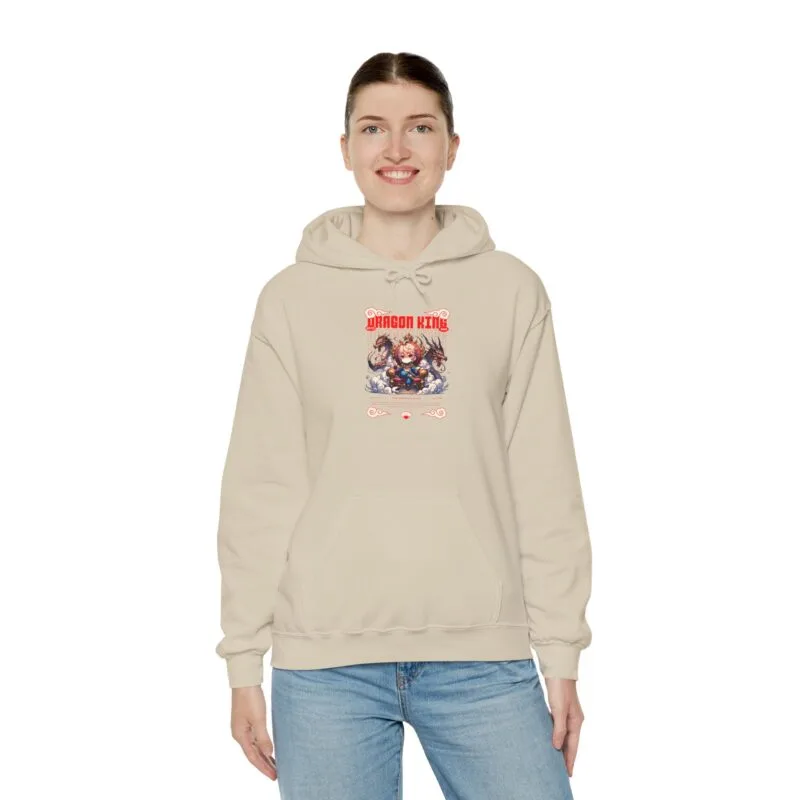 Dragon King Unisex Heavy Blend™ Hoodie - Soft Pink Sweatshirt for Anime Fans $26.68