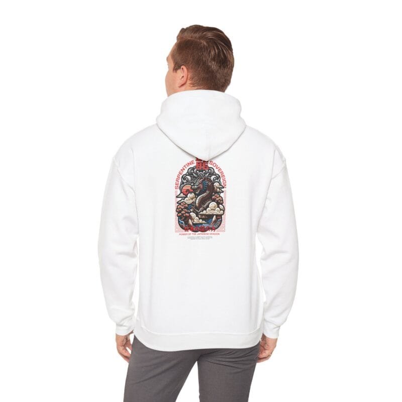 JAPANESE SERPENTINE SOVEREIGN - Unisex Heavy Blend™ Hooded Sweatshirt
