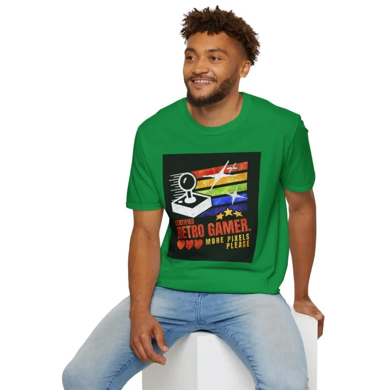 CERTIFIED RETRO GAMER - Unisex Softstyle T-Shirt