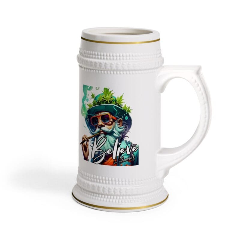 MARIJUANA-BELIEVE IN YOURSELF Beer Stein Mug $24.09